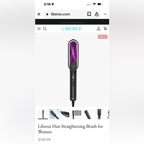 Librex Hair Straightener Temp features 7 adjustable temperature from 270°F to 45